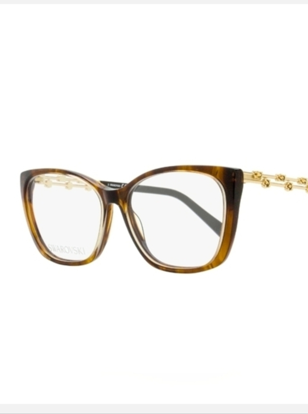 SWAROVSKI Soft Crystal Inspired Floral Eyeglasses NWT $240 5383